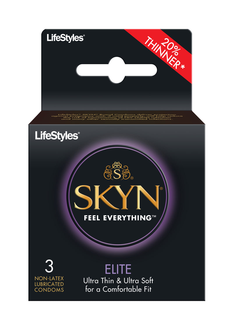 Lifestyles Skyn Non Latex Lubricated Condoms 3-Pack