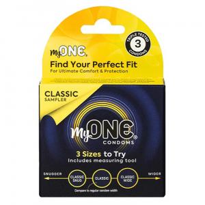 Myone Sampler Latex Condoms 3 Count