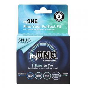 Myone Sampler Latex Condoms 3 Count