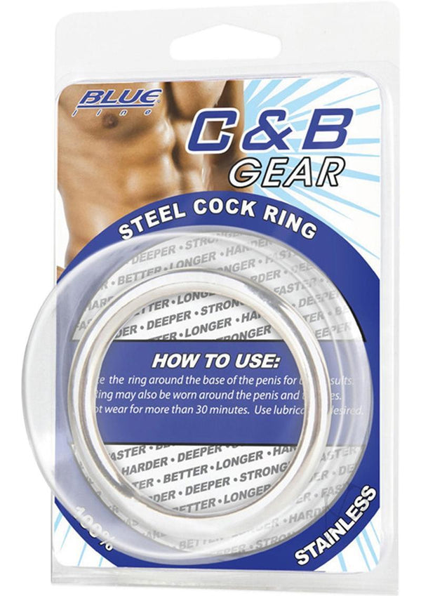 C&B Gear Steel Cock Ring 2” 50mm