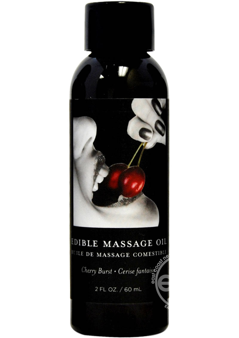 Earthly Body Edible Massage Oil (Black Bottles)