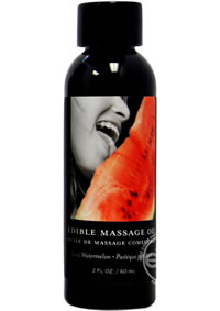 Earthly Body Edible Massage Oil (Black Bottles)