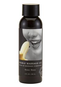 Earthly Body Edible Massage Oil (Black Bottles)