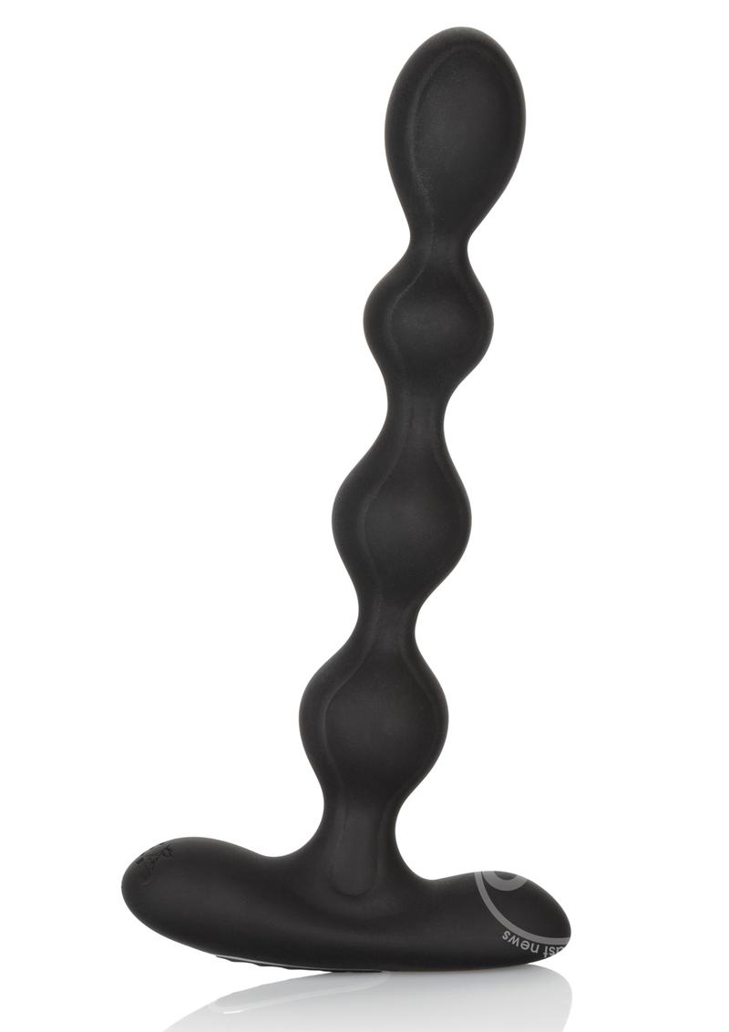 Eclipse Slender Beads - Silicone Flexible USB Rechargeable Anal Beads Probe Waterproof 7in