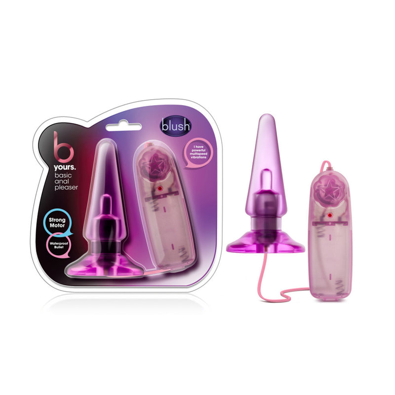 B Yours Anal Pleaser Vibrating Butt Plug with Remote Control