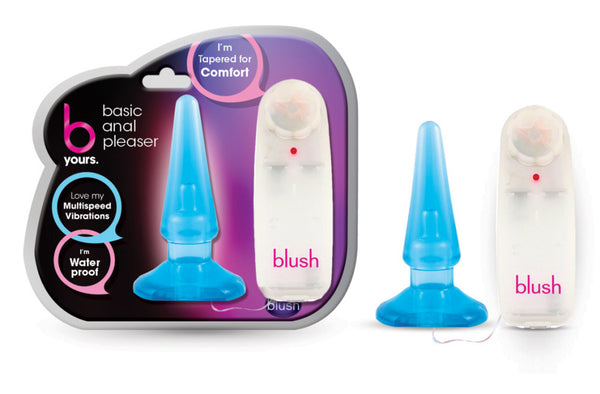 B Yours Anal Pleaser Vibrating Butt Plug with Remote Control